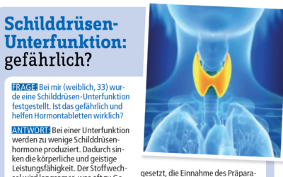 gesund&fit: Schilddrüsen-Unterfunktion gefährlich?